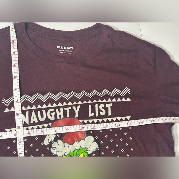 Dr Seuss - The Grinch - Naughty List Legend   - Old Navy - Long Sleeve Shirt 🎄 - Picture 6 of 7